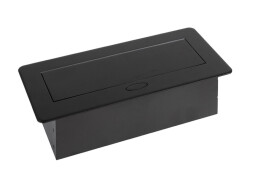 Elektrická zásuvka 3x 230V černá 